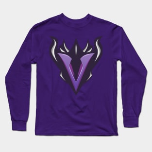 E-sport Logo | V Letter For Esport Team / Tshirt etc (Purple) Long Sleeve T-Shirt